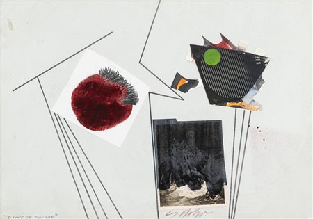 Sergio Dangelo 1932 Le coup de foudre - 1960 tecnica Tecnica mista e collage...