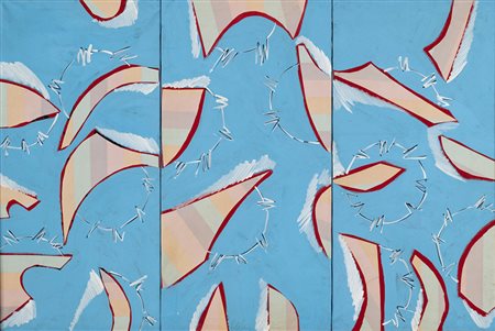 Sergio Dangelo 1932 Finestre del paradiso, aquile - ages '60 tecnica...