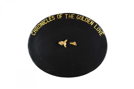 Sarenco 1945 Chronicles of the golden love - 1995 tecnica Acrilico e collage...