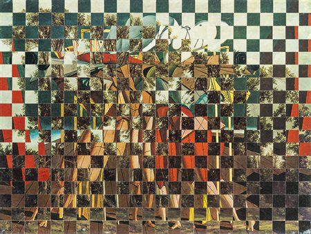 Jiří Kolář 1914 - 2002 Senza titolo - 1972 tecnica Collage su cartoncino...