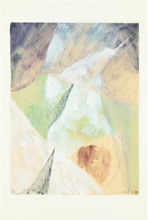 Mario Raciti 1934 Senza titolo - 1981 tecnica Tecnica mista su carta...