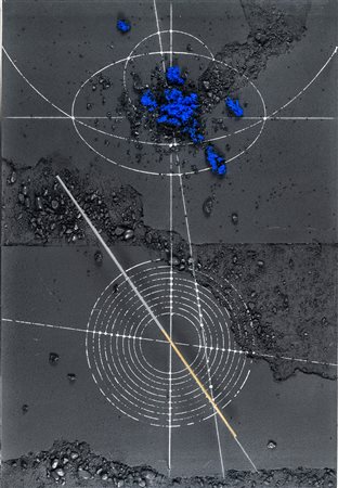 Walter Valentini 1928 Astro della sera - 1997 tecnica Tecnica mista su tavola...