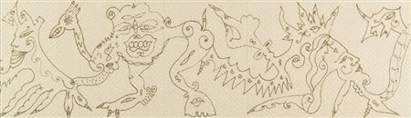 Luigi Ontani 1943 Senza titolo - 1998 tecnica Inchiostro su carta assorbente...