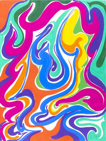 Luigi Boille 1926 - 2015 Senza titolo - 1967 tecnica Tempera su carta...