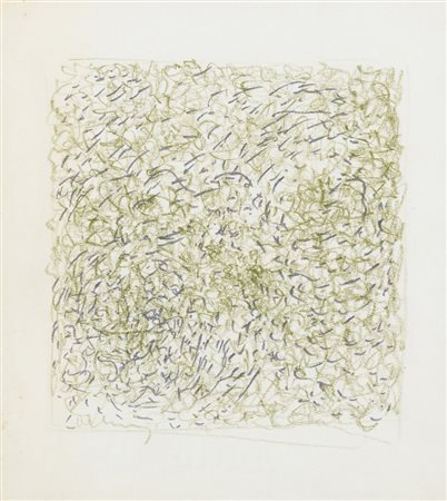 Mario Deluigi 1901 - 1978 Senza titolo tecnica Matite grasse su carta...