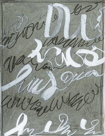 Agostino Ferrari 1938 Senza titolo - 1988 tecnica Tecnica mista e sabbia su...