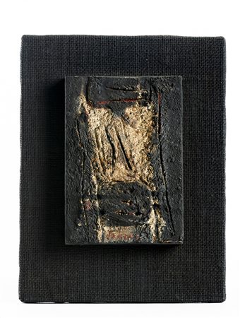 Karl Fred Dahmen 1917 - 1981 Kleine Komposition - 1960 tecnica Tecnica mista...