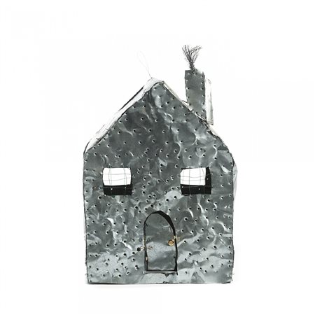 Riccardo Dalisi 1931 Casetta - 2004 tecnica Scultura in latta Dimensioni cm....