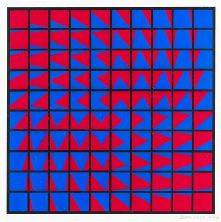 Horacio Garcia Rossi 1929 - 2012 Senza titolo - 1959-71 tecnica Acrilico su...