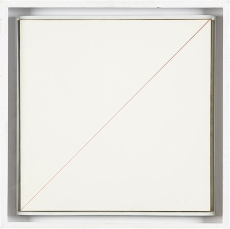 Sandro De Alexandris 1939 Rosso diagonale - 1969 tecnica Cartoni Schoeller...