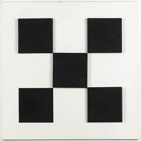 Luis Eduardo Arnal 1947 Carrés permutables - 1974 tecnica Assemblaggio,...