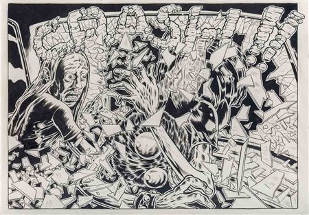 DAVID BACTER Children Capitolo 5, pagg. 42 e 43 2016 China su carta 29,5 x 42 cm