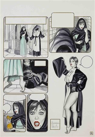 GIOVANNA CASOTTO (1962) Selen Tecnica mista su carta 35 x 25 cm Firmata a...