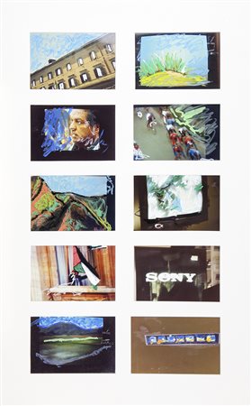 Mario Schifano Homs 1934 – Roma 1998 Fotografia tecnica mista Lotto unico di...