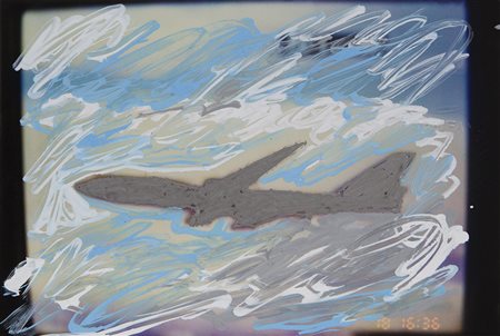 Mario Schifano Homs 1934 – Roma 1998 Fotografia tecnica mista Polaroid cm...