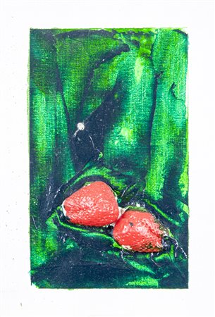 Mario Schifano Homs 1934 – Roma 1998 "Scheggia" Smalto e collage su tela cm...