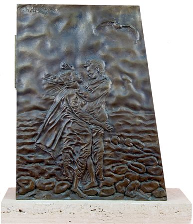 Pericle Fazzini Grottammare 1913 – Roma 1987 scultura in bronzo portariviste...