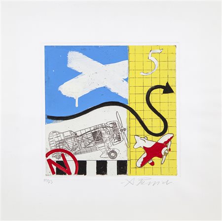 Alessandro Reggioli Firenze 1971 "Per un'ora di volo" ceramolle con...