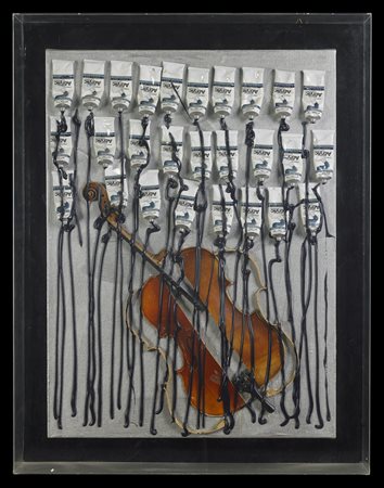 ARMAN FERNANDEZ (1928 - 2005) Senza titolo. 2003. Tecnica mista e...