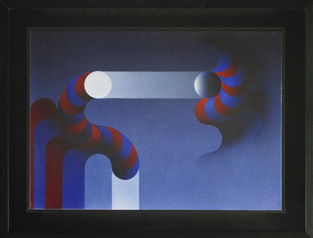 LE PARC JULIO (n. 1928) Modulation 868. 1986. Acrilico su tela. Cm 46,00 x...