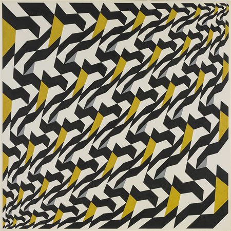 GRIGNANI FRANCO (1908 - 1999) Iperbolica su tensione diagonale su nove...