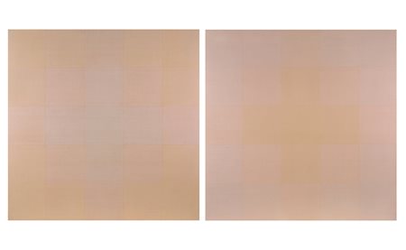 TORNQUIST JORRIT (n. 1938) Dittico. Op.304Ea, Op.304Eb. 1971. Acrilico su...