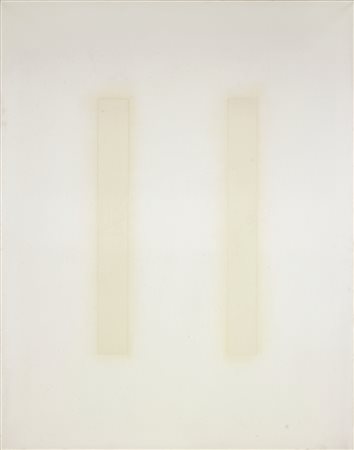 ERBEN ULRICH (n. 1940) Senza titolo. 1974. Tecnica mista su tela. Cm 110,00 x...