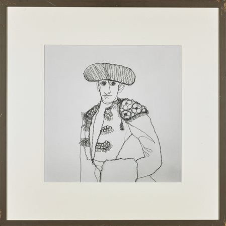 MUNIZ VIK (n. 1961) Pictures of wire Torero. 1991. Fotografia. Cm 36,50 x...