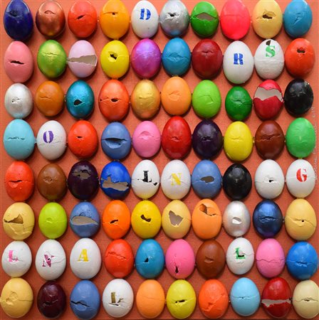 SABRINA BERTOLELLI “RIDDLE”(Enigma), 2019 Tecnica mista su tela preparata cm...