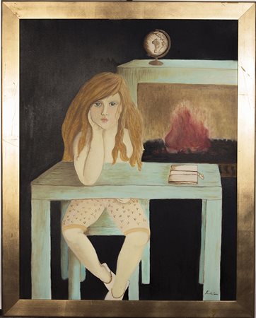 MARUSKA SESSA Einmal ist keinmal olio su tela cm 80x100