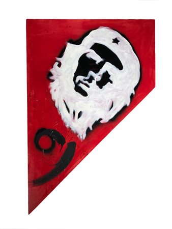 ALEX CAMINITI Che Guevara Tecnica mista su tela cm 160x100