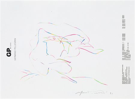 STEFANO TONELLI (1957)Senza Titolo, 1991Lotto unico composto da 7 tecniche...