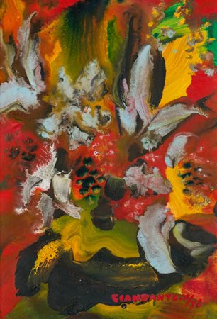 GIANDANTE X (1900-1984)Senza TitoloTecnica mista su cartacm 50x35Firma al fronte