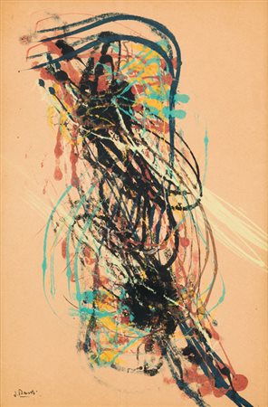 ANONIMOSenza TitoloTecnica mista su cartoncinocm 58,5x39Firma indecifrata al...