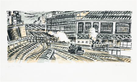 ORFEO TAMBURI (1910-1994)Senza TitoloLitografia cm 37x61Firma e numerazione...