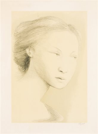 DOMENICO PURIFICATO (1915-1984)Senza TitoloLitografiacm 67x49Firma e...