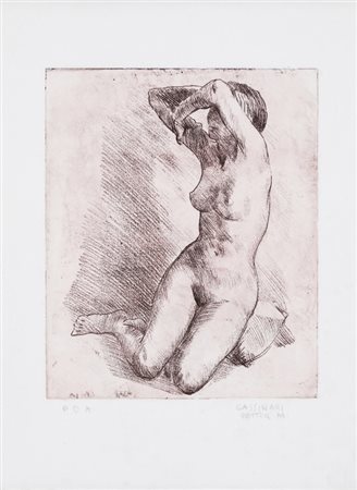 MARCELLO VETTOR CASSINARI (1930)Senza TitoloIncisioneLastra cm...