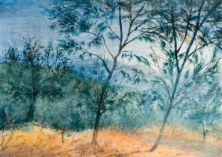 ALDO MATTEOTTI (1927)AutunnoOlio su cartonecm 60x80Firma al fronteFirma e...