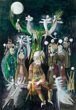 ANONIMOSenza TitoloTecnica mista su cartoncinocm 46,5x32Firma indecifrata al...