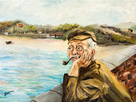 ANONIMOSenza TitoloOlio su telacm 35x45Firma indecifrata al fronte