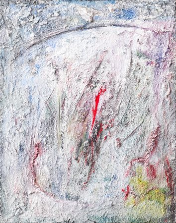 CARLO SETTISolo un ricordo, 2008Polimaterico su telacm 50x40x4Firma, titolo e...