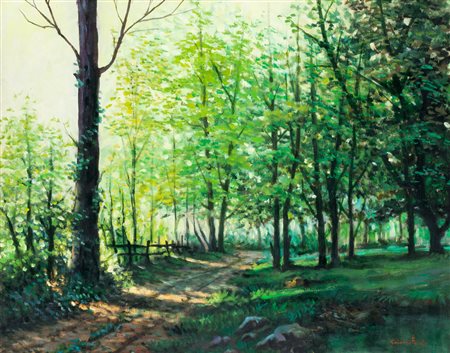 GABRIELLA FASOLOSottoboscoOlio su telacm 40x50Firma al fronteCartiglio...