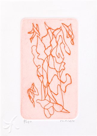 GIULIO TURCATO (1912-1995)Insolito solare, 1986Libro d'arte riccamente...