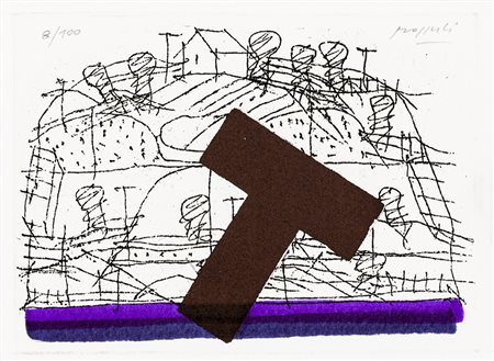 CONCETTO POZZATI (1935-2017)Svoltare l'angolo dell'impossibile paesaggio,...