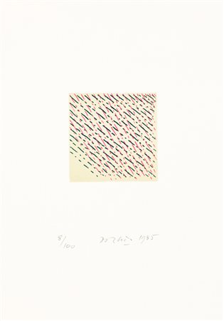 PIERO DORAZIO (1927-2005)Senza Titolo, 1985AcquaforteLastra cm 6,7x6,7Foglio...