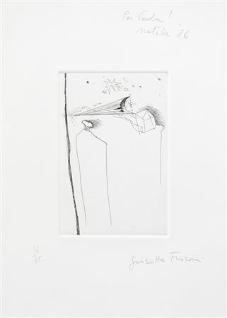 GIOSETTA FIORONI (1932)Senza Titolo, 1986IncisioneLastra cm 18x12Foglio cm...