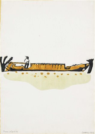 CADORIN GUIDO Venezia 1892 - 1977 senza titolo 1919 acquaforte acquatinta su...