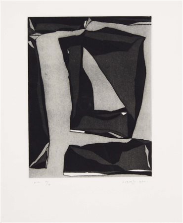 DORAZIO PIERO Roma 1927 - Perugia 2005 senza titolo 1970 acquaforte e...