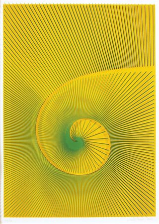 BIASI ALBERTO Padova 1937 senza titolo 1973 multiplo es. 88/90 76x56 cm firma...