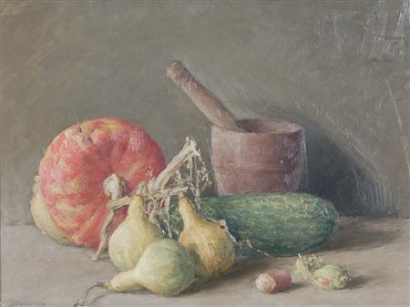 BONALDO GUERRINO Zero Branco (Tv) 1940 Natura morta con frantoio 2003 olio su...